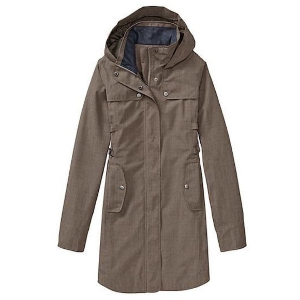 Athleta Midtown Rain Jacket Trench Coat